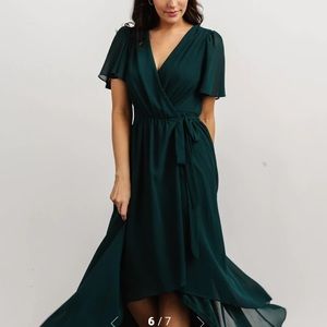Baltic Born Waverly Wrap Dress in Emerald